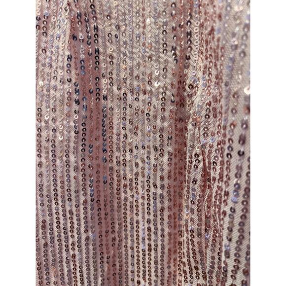 NWT Bella Barnett Sequin Tulip Hem Sleeveless Mini Dress Size Small - Picture 7 of 7